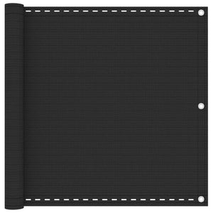 vidaXL Brise-vue de balcon HDPE 90x600 cm Anthracite