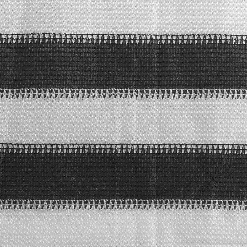 Balkonsichtschutz Anthrazit & Weiß 90x400 cm