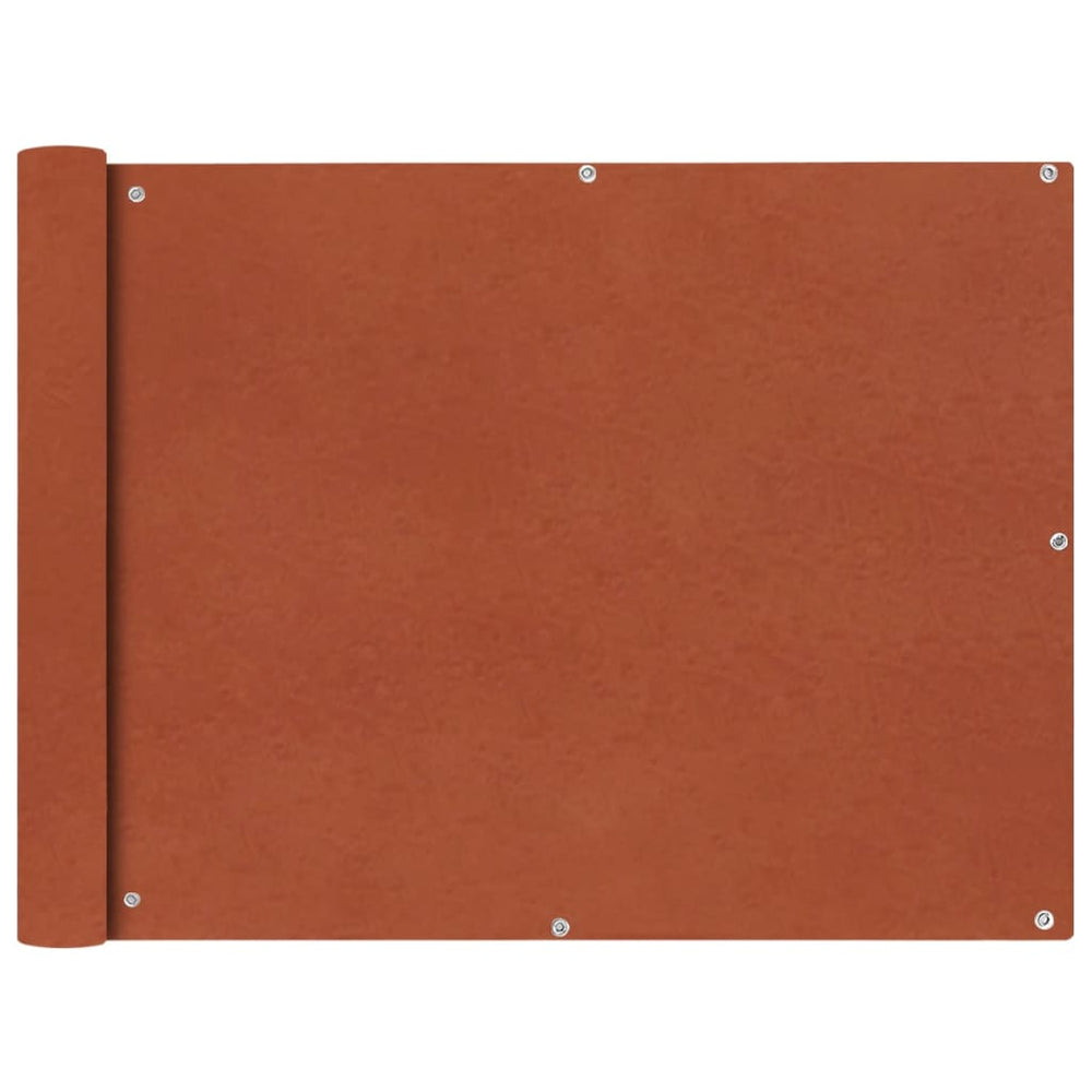 Balkonsichtschutz Oxford Terracotta 90x400 cm