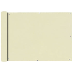 Balkonsichtschutz Creme Oxford 75x600 cm