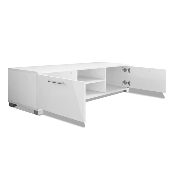 TV-Schrank Hochglanz-Weiß 120x40,5x35 cm