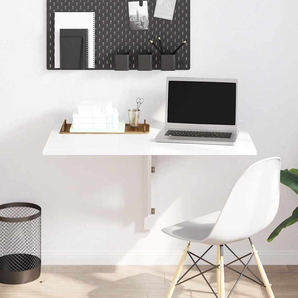 Wandklapptisch Weiß 100x60 cm