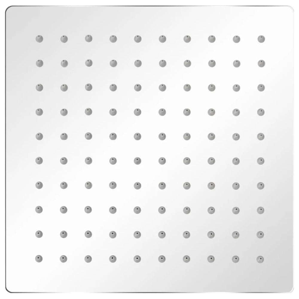 Regenbrause Edelstahl 20x20 cm Quadratisch