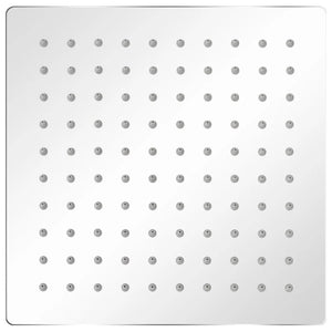 Regenbrause Edelstahl 20x20 cm Quadratisch