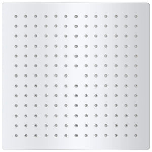 Regenbrause Edelstahl 25x25 cm Quadratisch