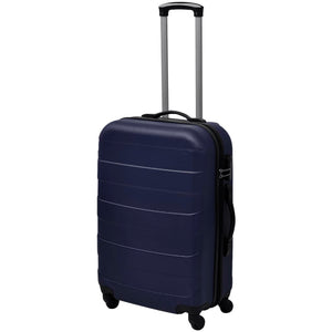 3-teiliges Hartschalen-Kofferset Blau