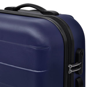 3-teiliges Hartschalen-Kofferset Blau
