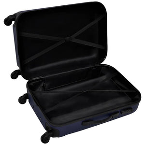 3-teiliges Hartschalen-Kofferset Blau
