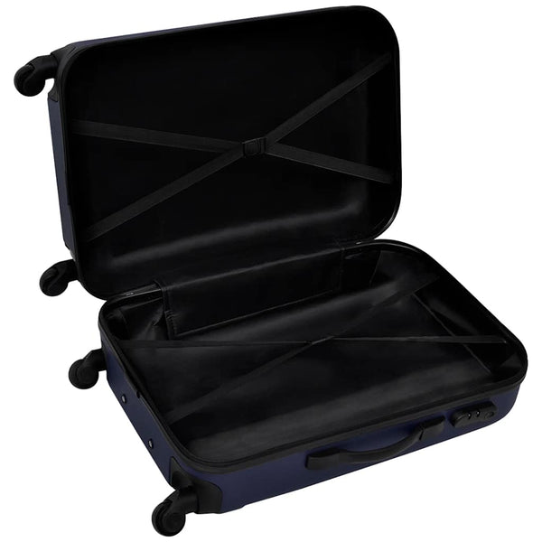 3-teiliges Hartschalen-Kofferset Blau