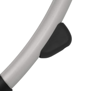Sonnenliege Outdoor Stahl Schwarz Grau
