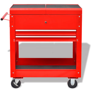 Werkzeugwagen Rot 70,5 x 37 x 71 cm Stahl