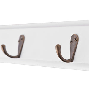 Weiße Barock Garderobe mit Haken