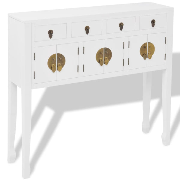 Sideboard Massivholz Weiß Chinesischer Stil