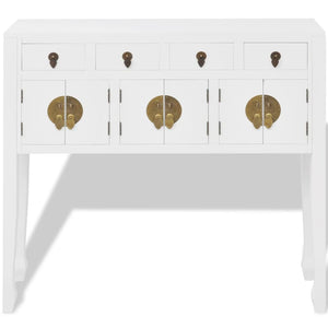 Sideboard Chinesischer Stil Massivholz Weiß