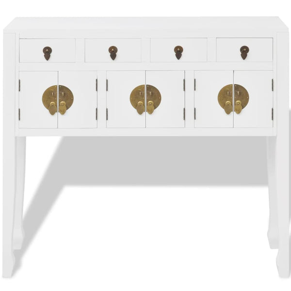 Sideboard Chinesischer Stil Massivholz Weiß