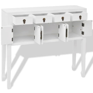 Sideboard Massivholz Weiß Chinesischer Stil