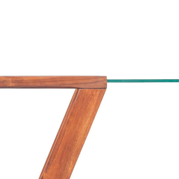 Couchtisch Massivholz Akazie Braun 100x50x40 cm