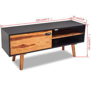 TV-Schrank Massivholz Akazie 120x35x50 cm