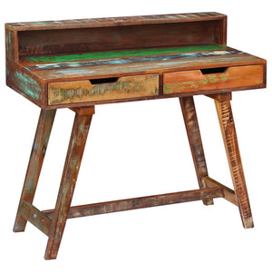 vidaXL Reclaimed Wood Desk