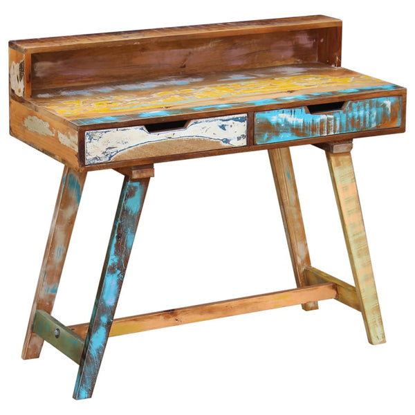 vidaXL Reclaimed Wood Desk
