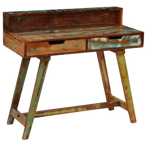 vidaXL Reclaimed Wood Desk