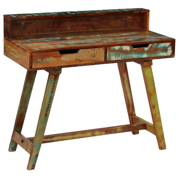 vidaXL Reclaimed Wood Desk