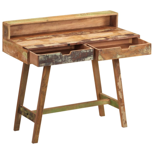 vidaXL Reclaimed Wood Desk
