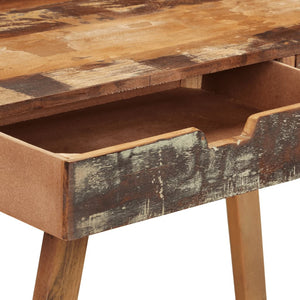 vidaXL Reclaimed Wood Desk