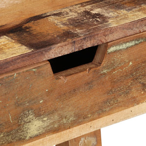 vidaXL Reclaimed Wood Desk