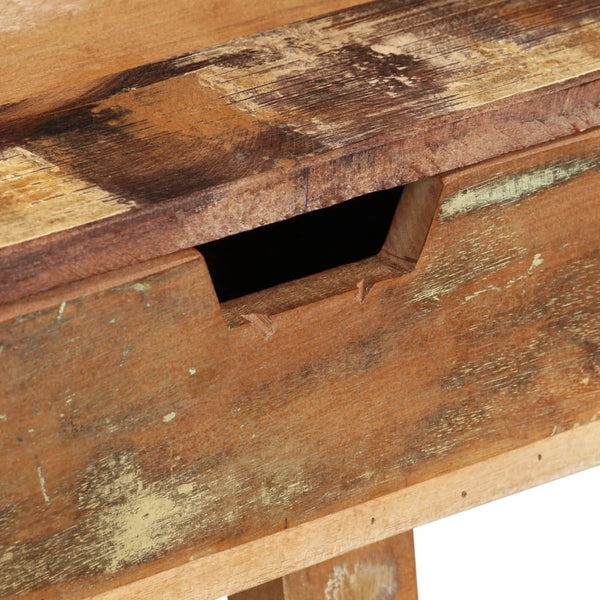 vidaXL Reclaimed Wood Desk