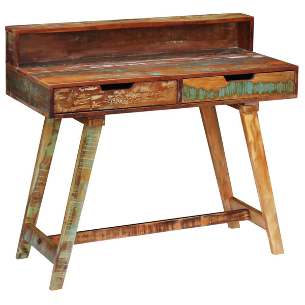 vidaXL Reclaimed Wood Desk