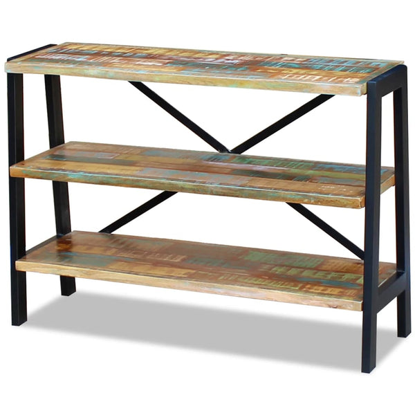 vidaXL Buffet 3 étagères en bois de récupération