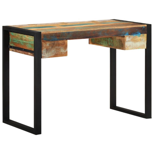 vidaXL Bureau en bois de récupération
