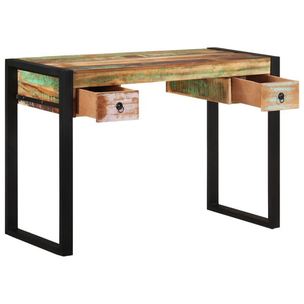 vidaXL Bureau en bois de récupération