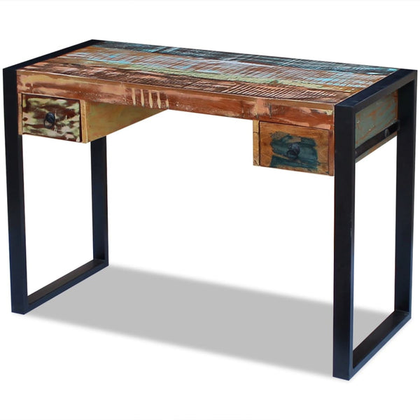 vidaXL Bureau en bois de récupération