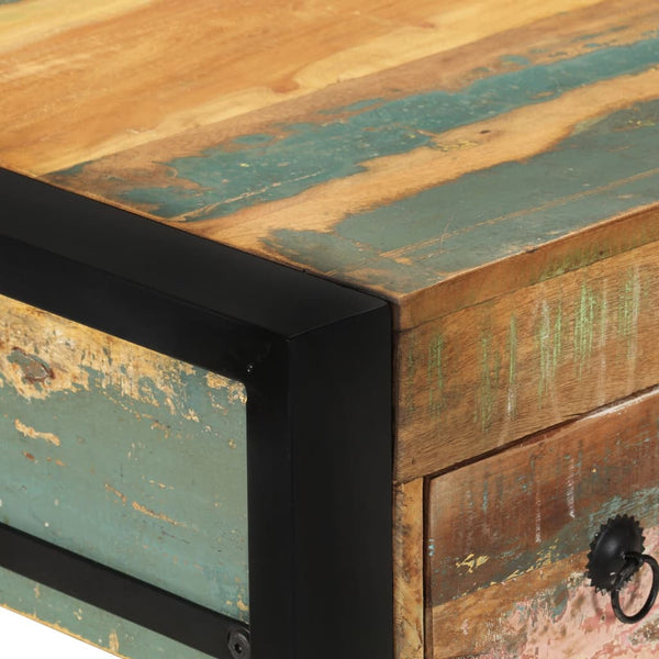 vidaXL Bureau en bois de récupération