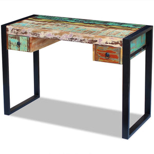vidaXL Bureau en bois de récupération