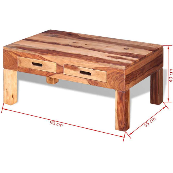 Couchtisch Massivholz Akazie