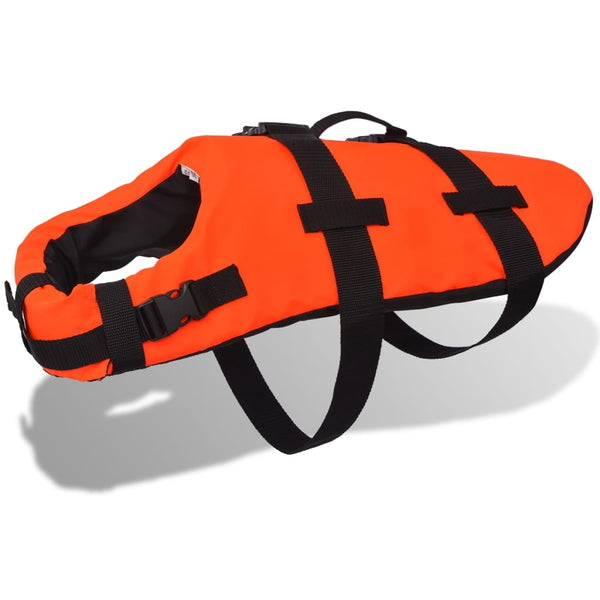 vidaXL Dog Life Vest L Orange