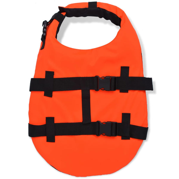 vidaXL Dog Life Vest L Orange