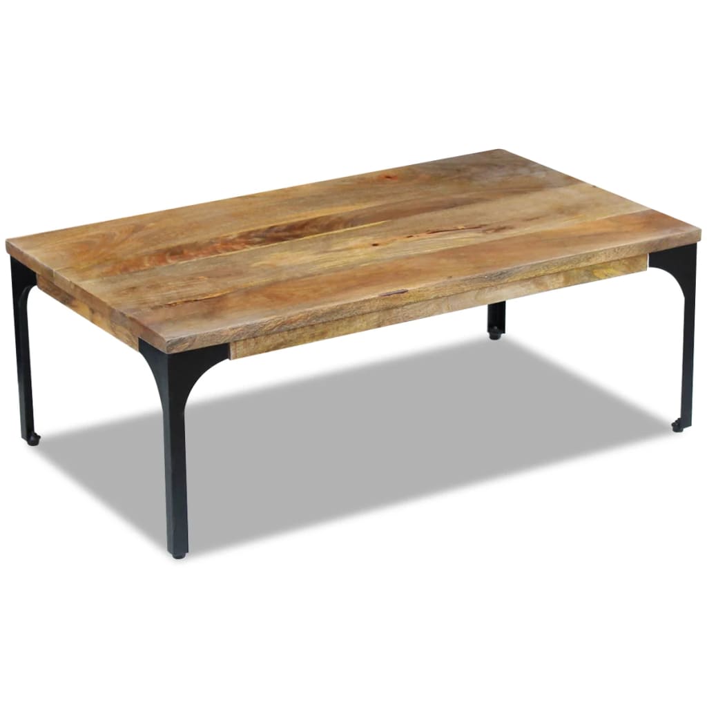 vidaXL Table basse en bois de manguier 100x60x35 cm