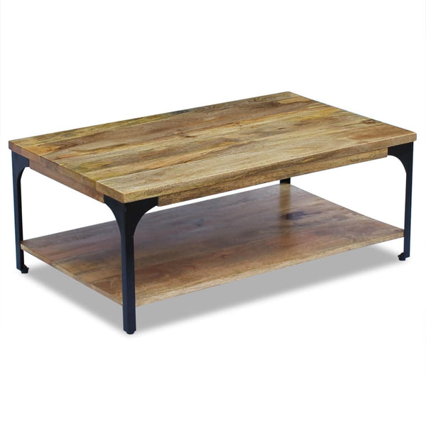 vidaXL Table basse en bois de manguier 100x60x38 cm
