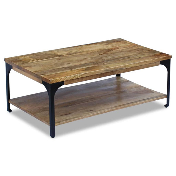 vidaXL Table basse en bois de manguier 100x60x38 cm