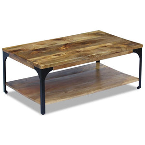 vidaXL Table basse en bois de manguier 100x60x38 cm