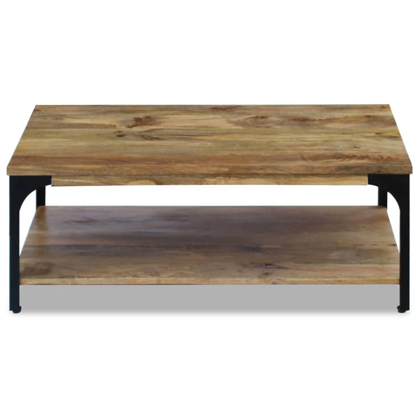 vidaXL Table basse en bois de manguier 100x60x38 cm