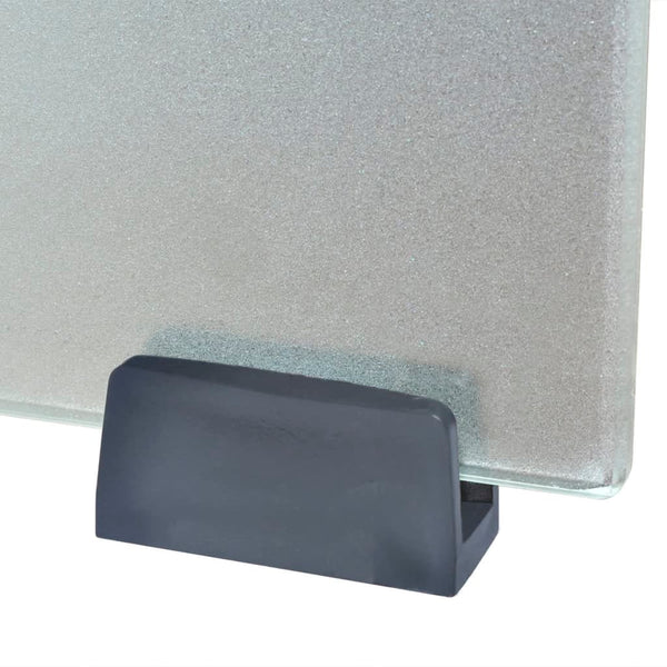 vidaXL Porte coulissante double en verre
