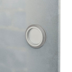 vidaXL Porte coulissante double en verre