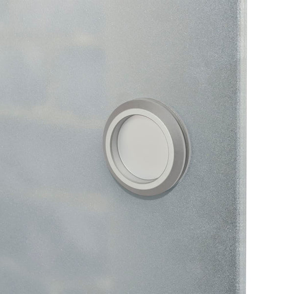 vidaXL Porte coulissante double en verre