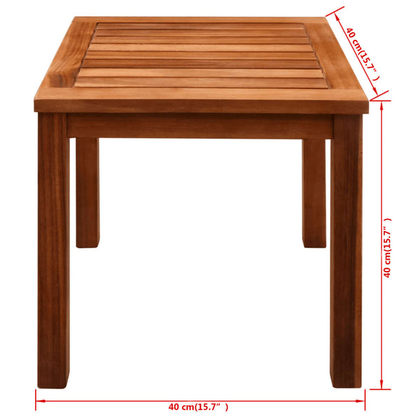 vidaXL Chaises longues 2 pcs avec table Bois d'acacia massif et textilène