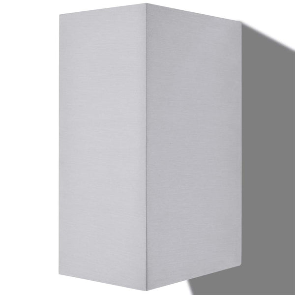 Quadratische LED-Außenwandleuchten, 2er-Set
